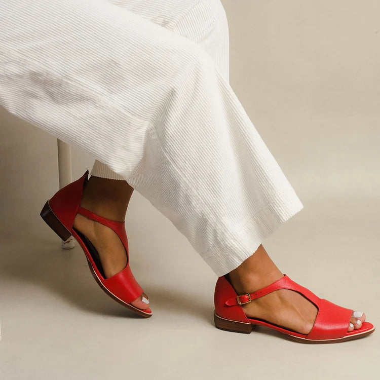 ALBINA | Elegante open-toe sandalen met bandje voor een verfijnde uitstraling
