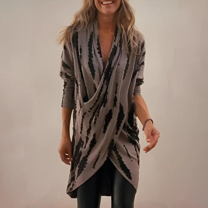 Isabelle | Luxe V-hals Tuniek met Losse Pasvorm