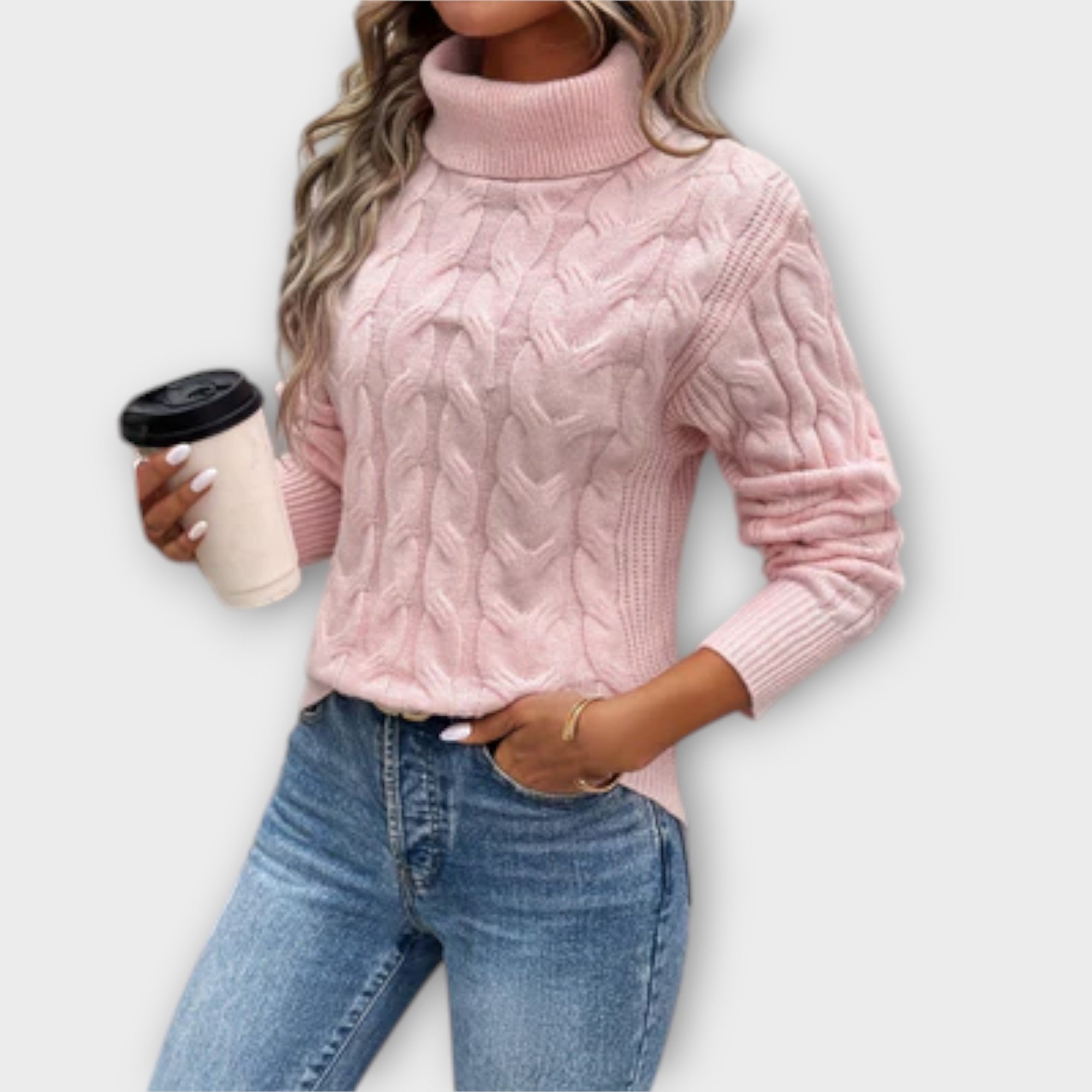 Amélie – Elegante Gebreide Herfstcoltrui van Premium Wolmix