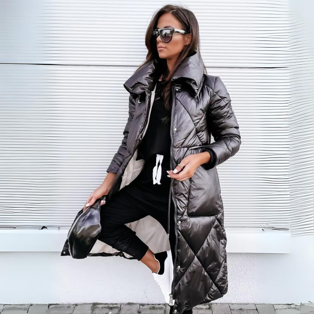 Charlene | Luxe Gequilted Lange Puffer