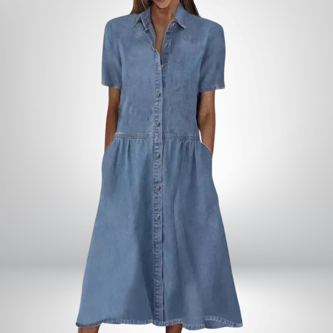 Birgit | Stijlvolle Denimjurk