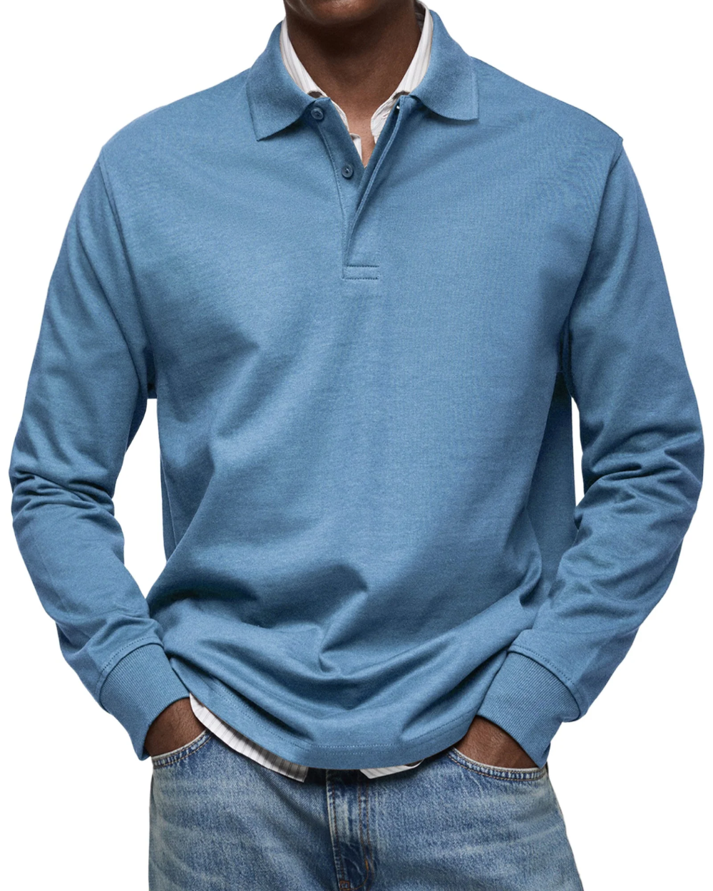 Stefan – Casual Polo Trui van Premium Katoenmix