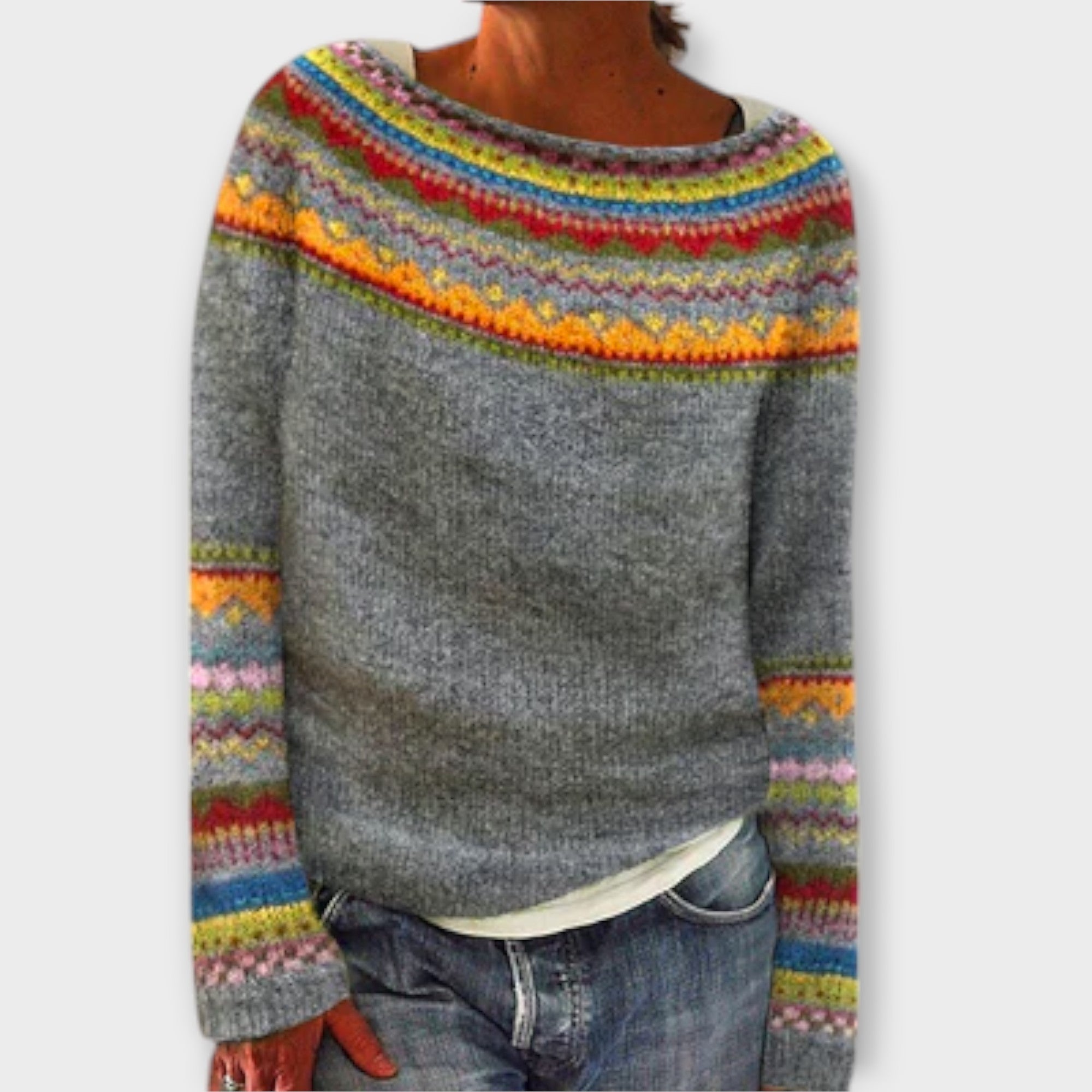 Stil&Co – Vintage gebreide trui voor dames