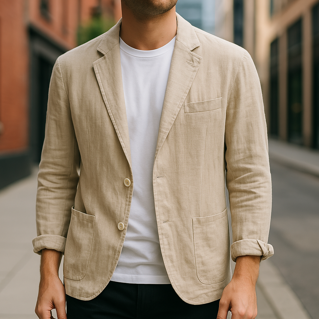 Coen | Comfortabele Linnen Blazer