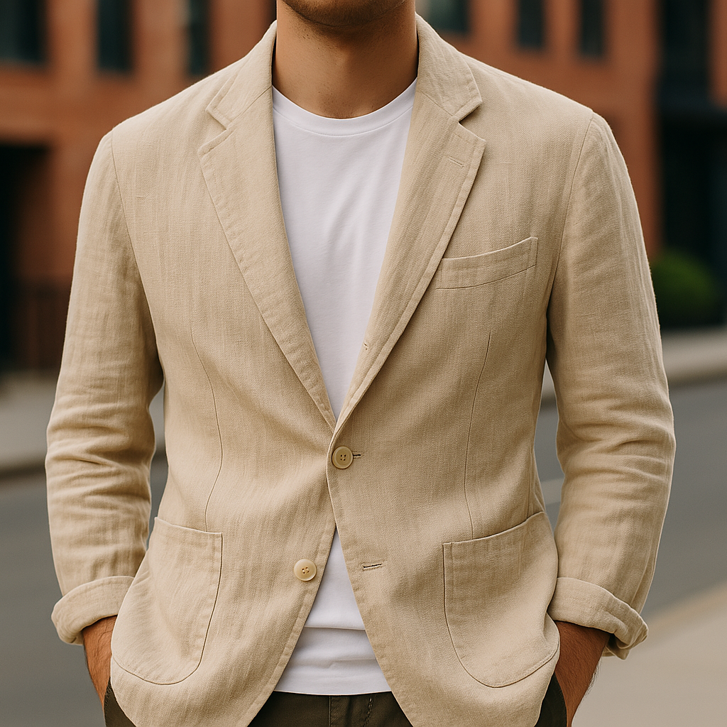 Coen | Comfortabele Linnen Blazer