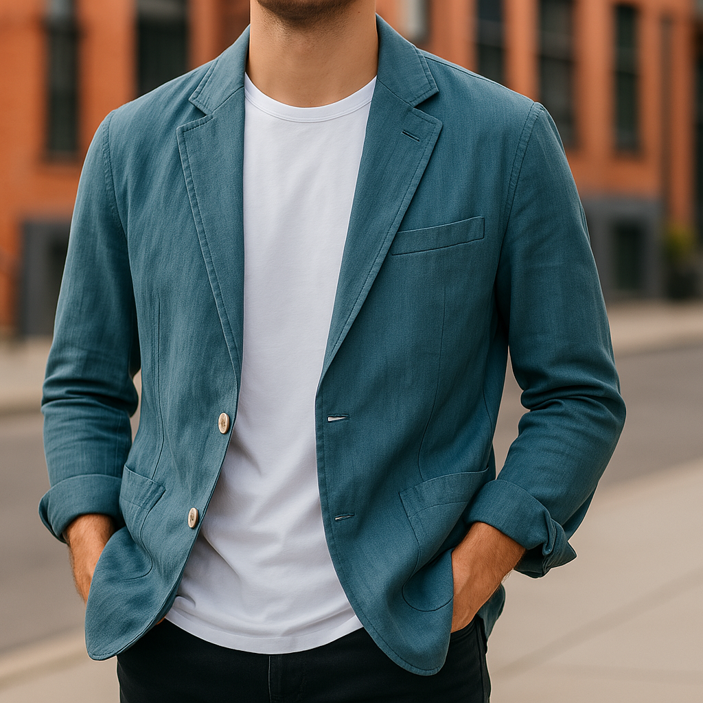 Coen | Comfortabele Linnen Blazer