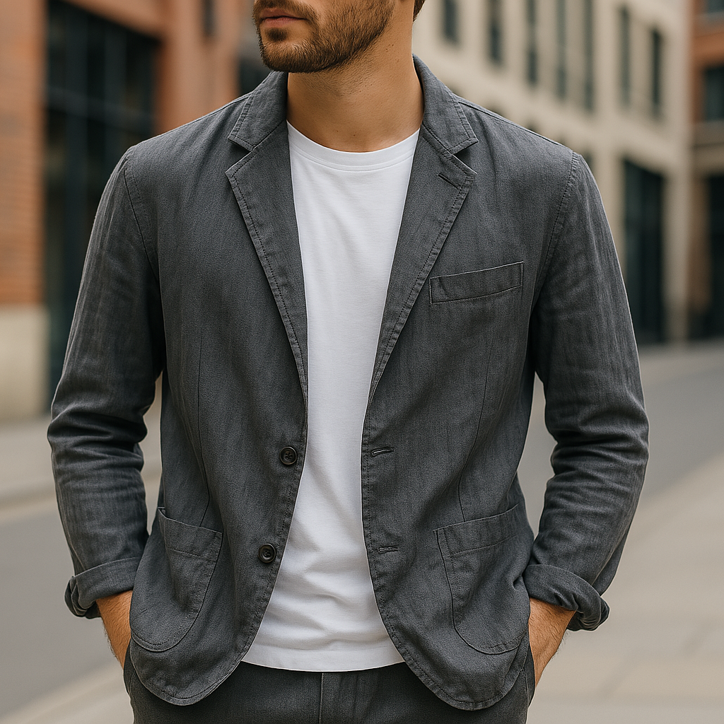 Coen | Comfortabele Linnen Blazer