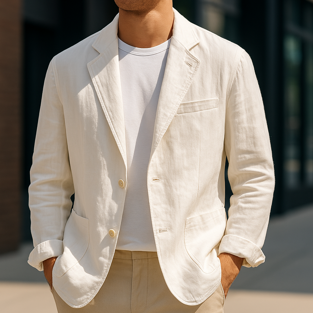 Coen | Comfortabele Linnen Blazer