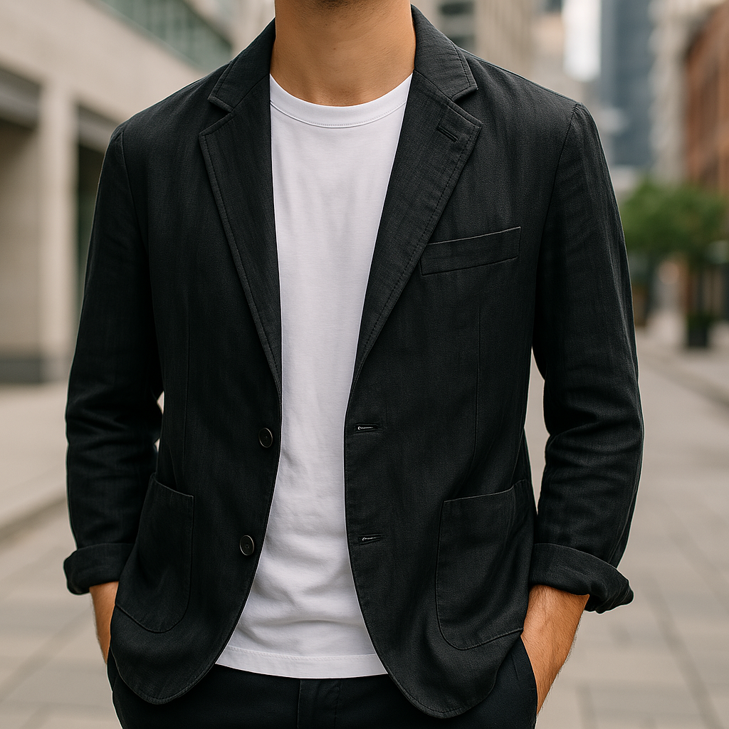 Coen | Comfortabele Linnen Blazer