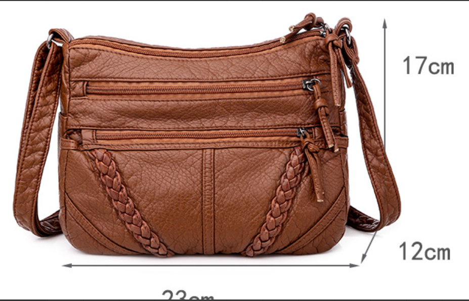 Sofie | Zachte Leren Handtas