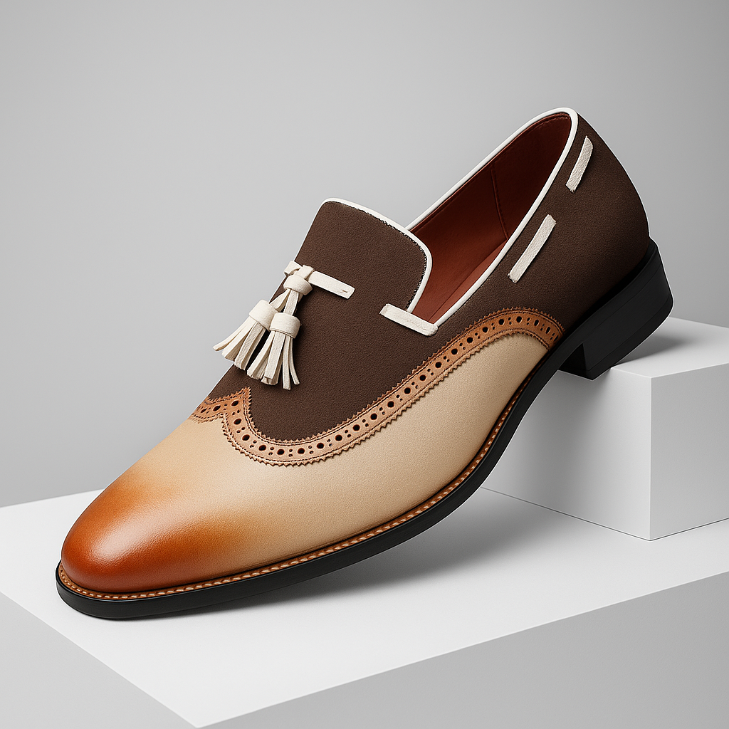 Victor – Vistara Leren Tassel Loafers