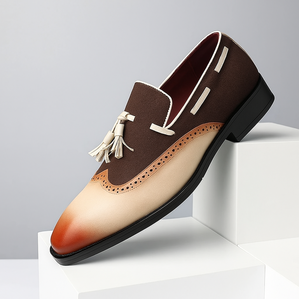 Victor – Vistara Leren Tassel Loafers
