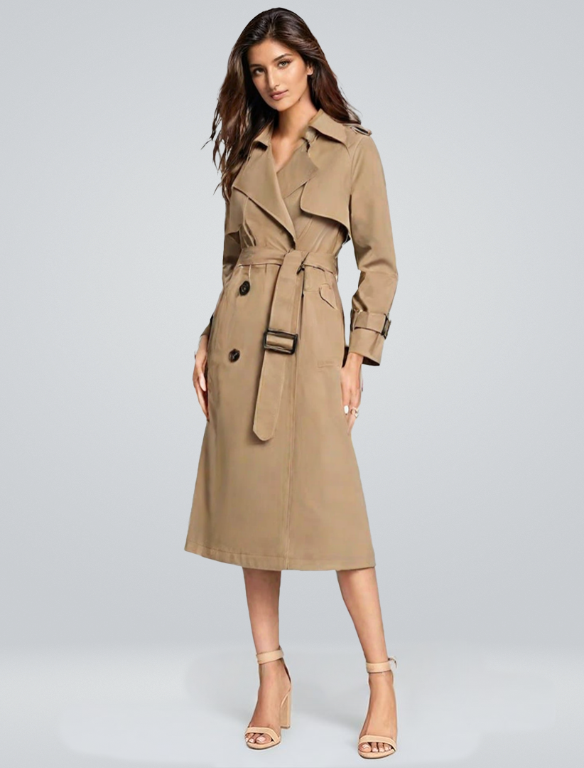 Ilse | Trenchcoat van Premium Katoen