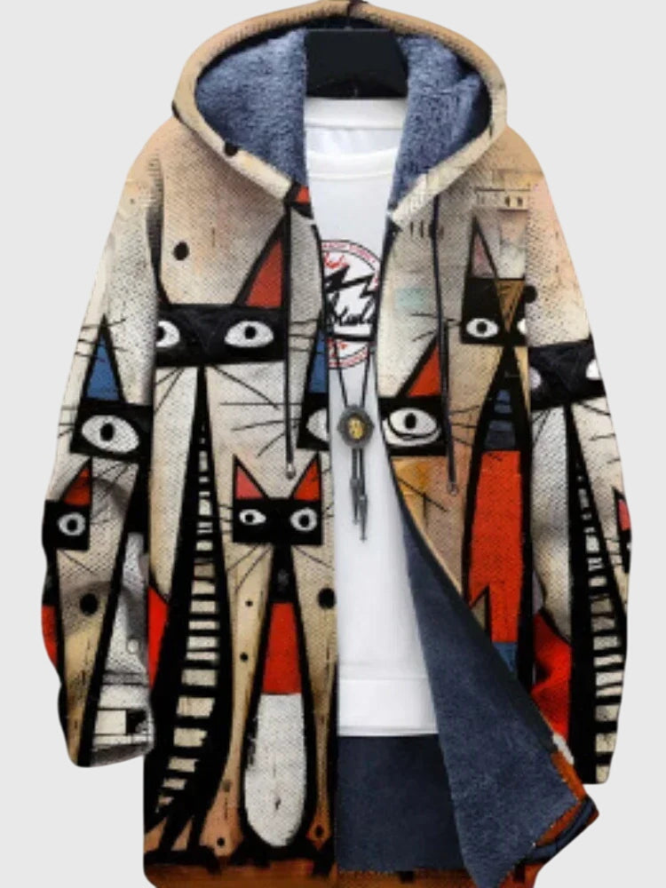 Anna™ - Jasje met artistieke print