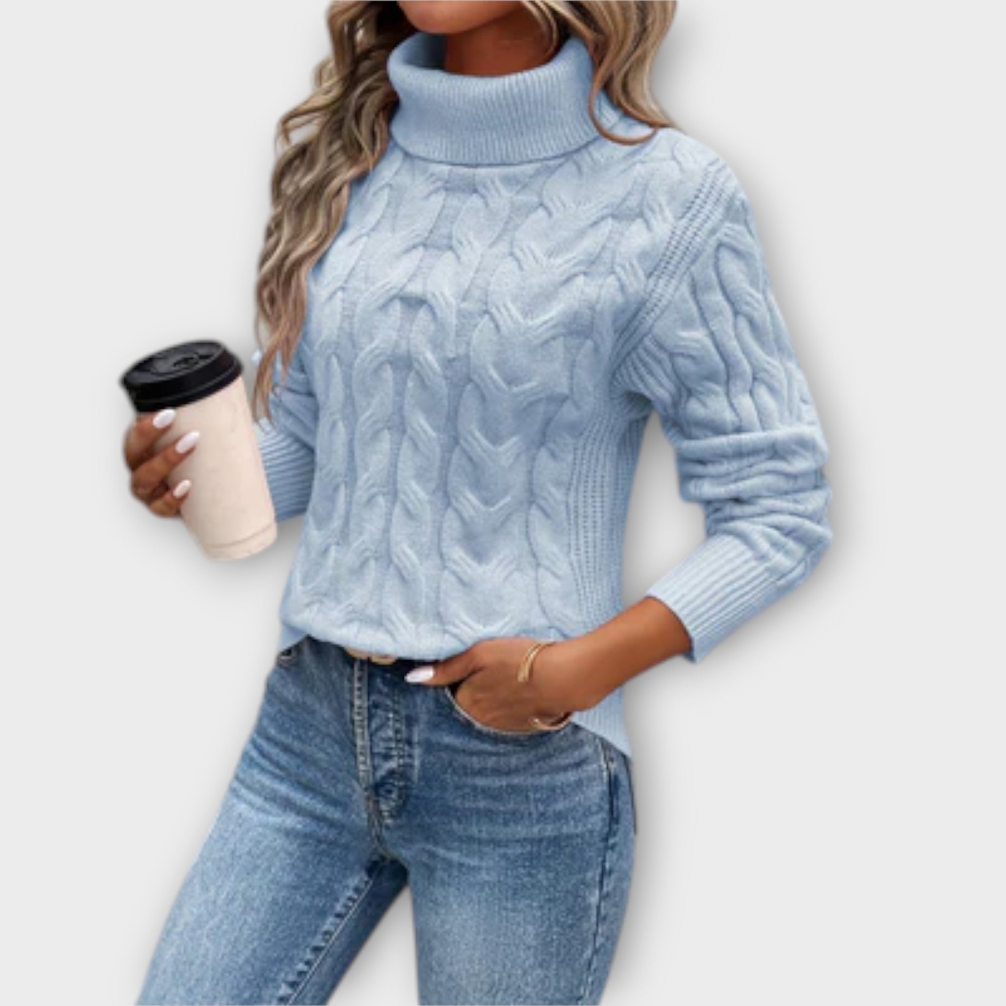Amélie – Elegante Gebreide Herfstcoltrui van Premium Wolmix