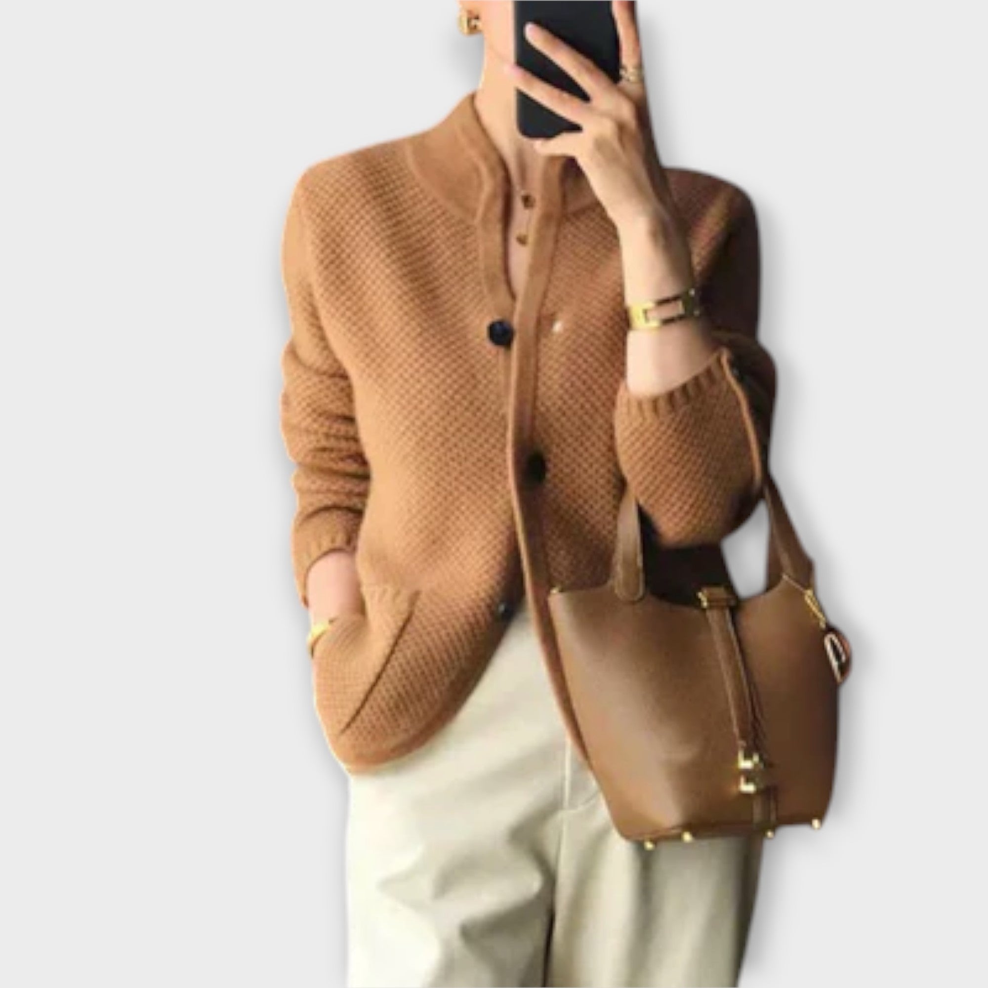 Alissa – Elegante en Comfortabele Herfstcardigan van Premium Wolmix