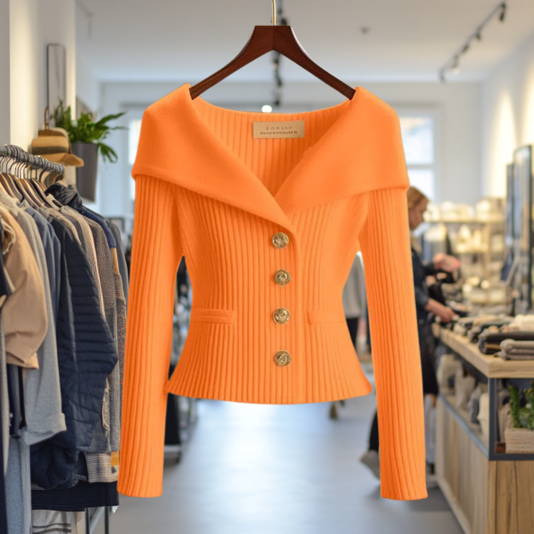Felicity | Gouden Glans Cardigan