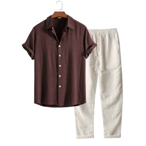 Jeremy Casual Linen Set