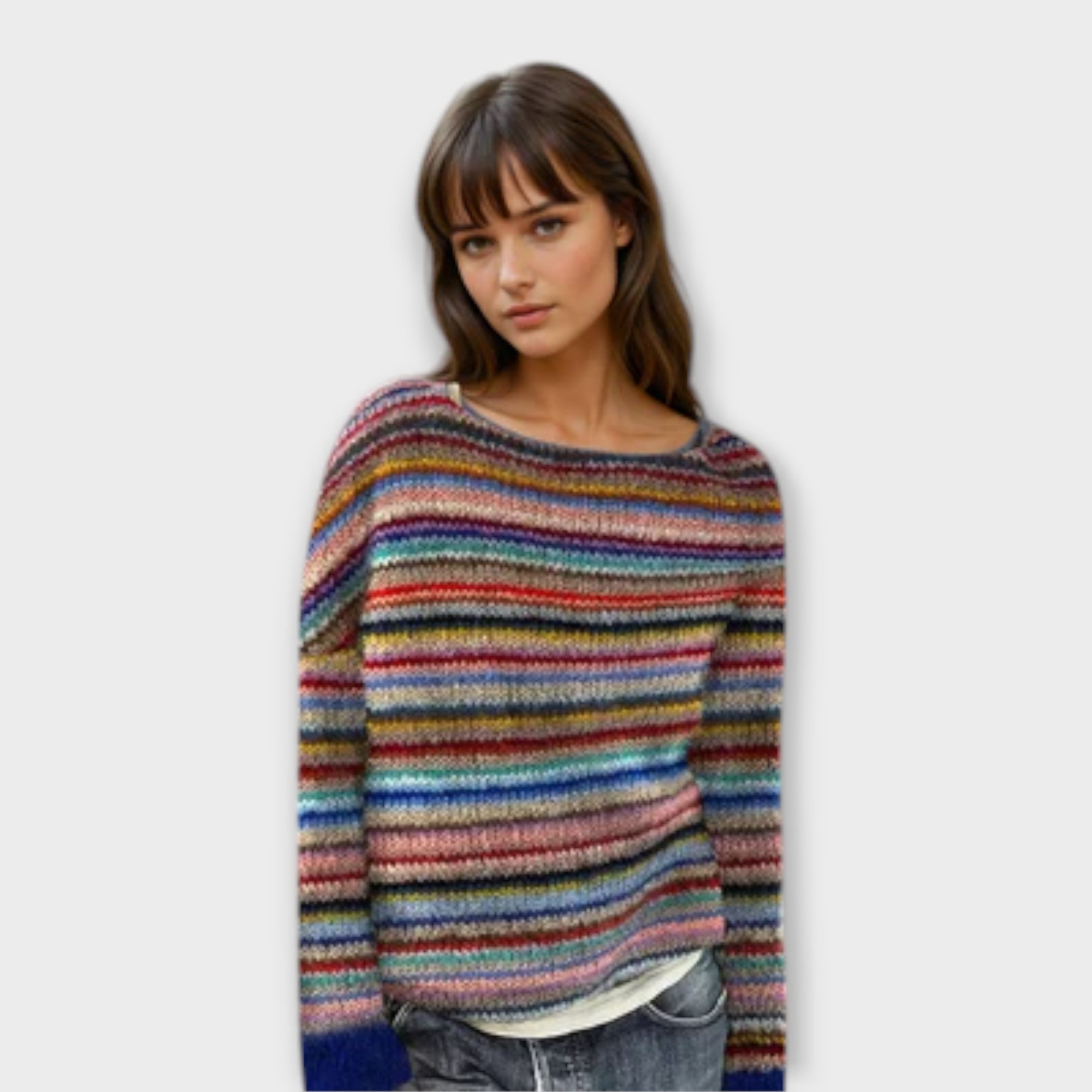 Stil&Co – Gestreepte casual en comfortabele trui