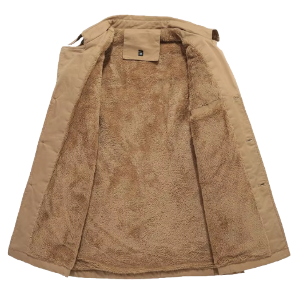 Bram | Elegante gewatteerde trenchcoat