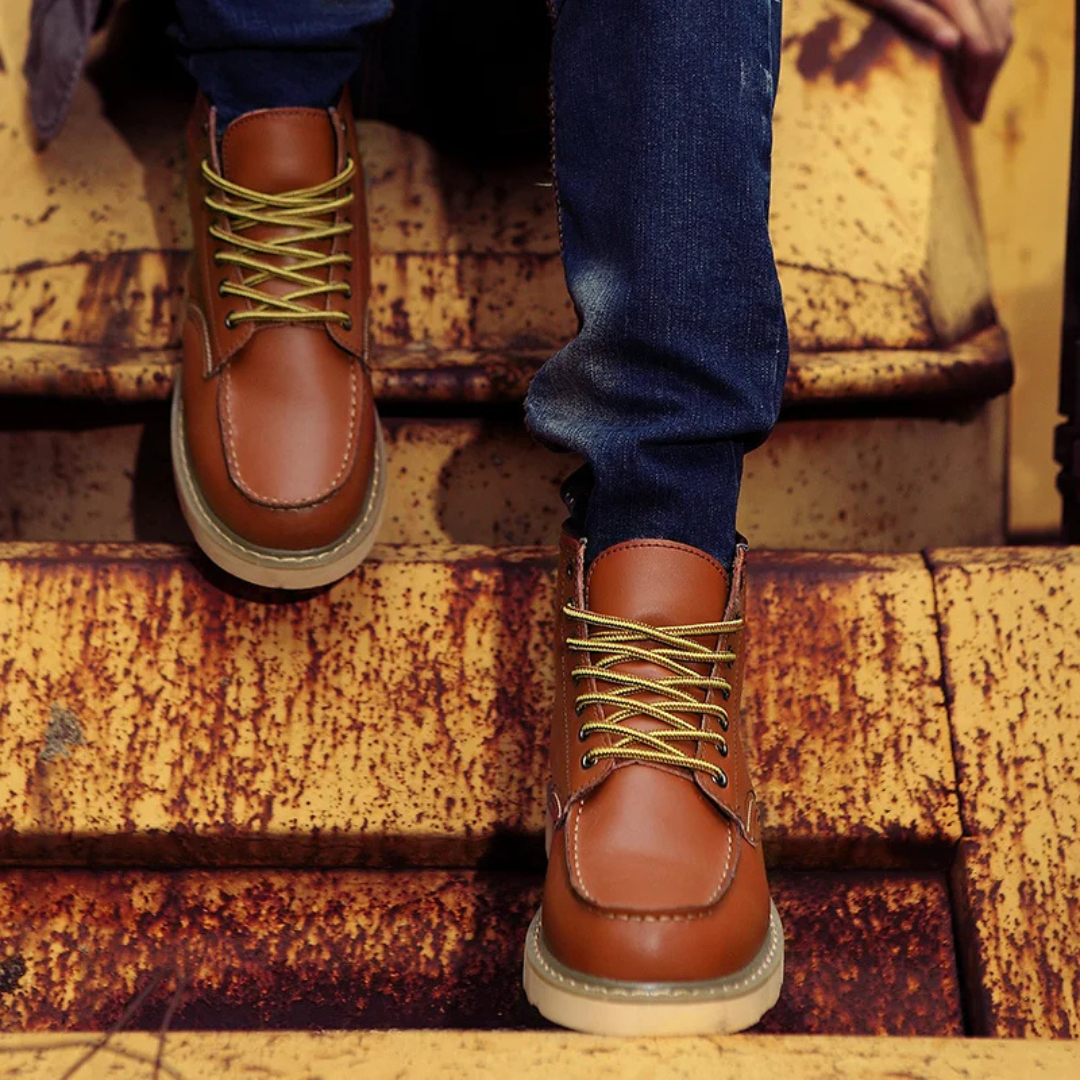 Sjon | Vintage leren laarzen