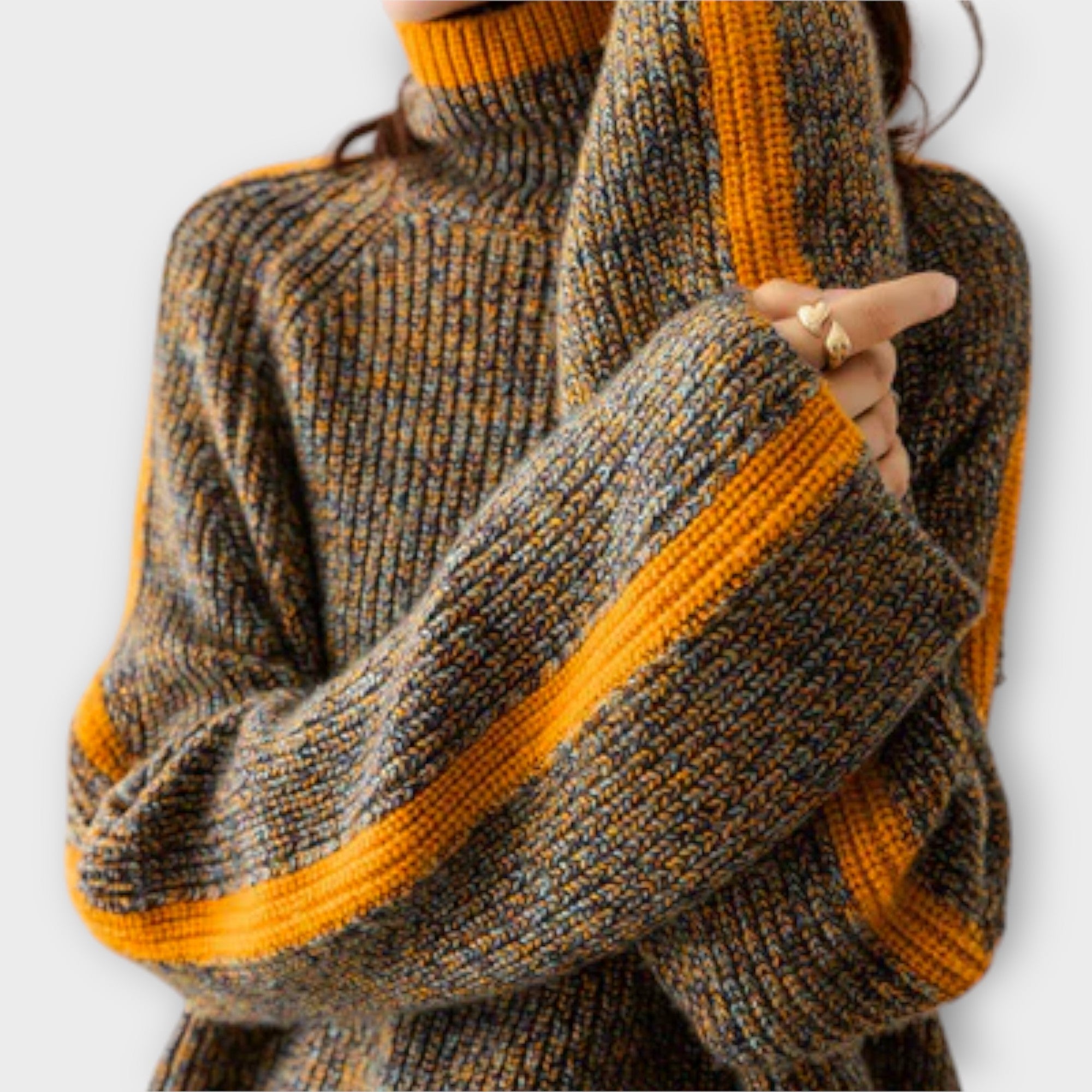 Brenda – Vintage Herfstcoltrui van Premium Wolmix