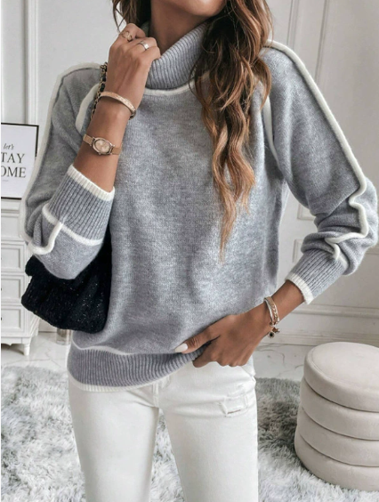 Aurélie – Casual Herfstcoltrui van Premium Wolmix