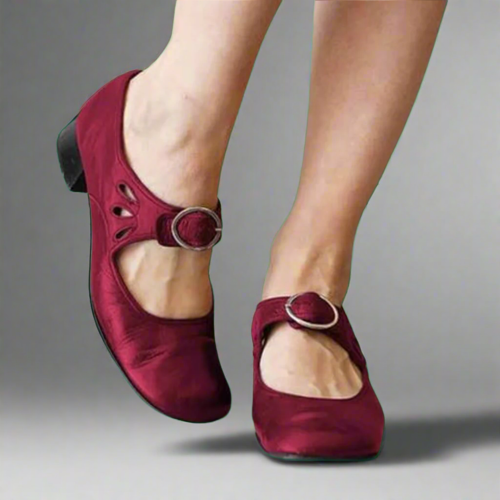 Denisa™ | Orthopedische leren sandalen met comfortabele wigzool