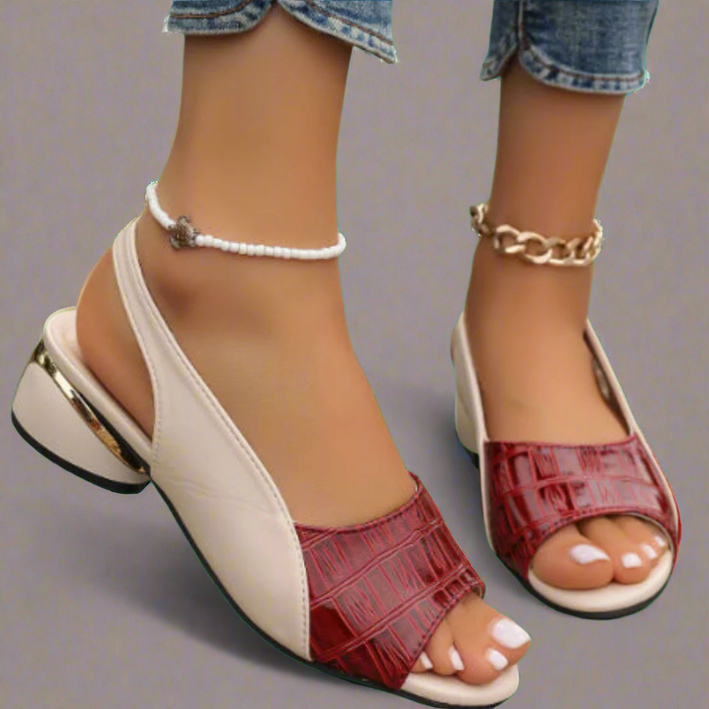 Julia™ | Comfortabele sandalen met een stabiele hak