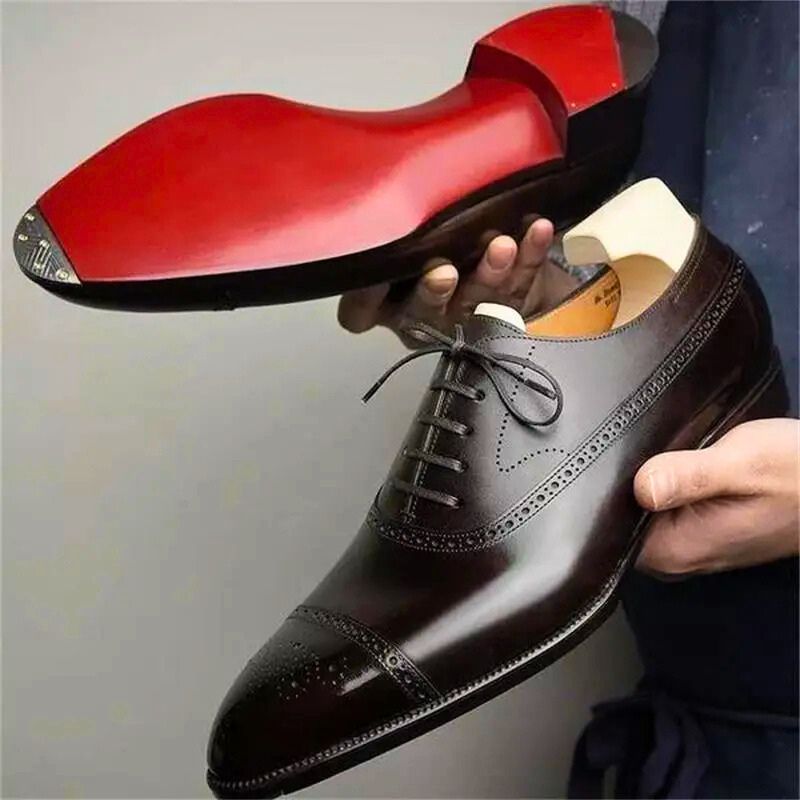 Casper – Cambridge Leren Brogues