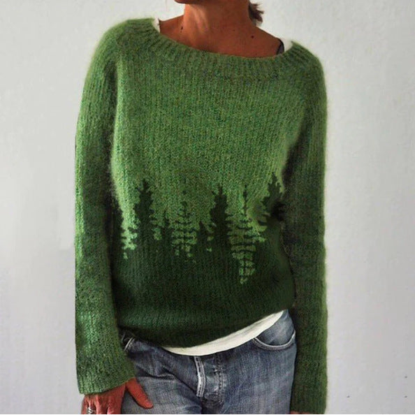 Veerle – Casual en Comfortabele Herfsttrui van Premium Katoenmix