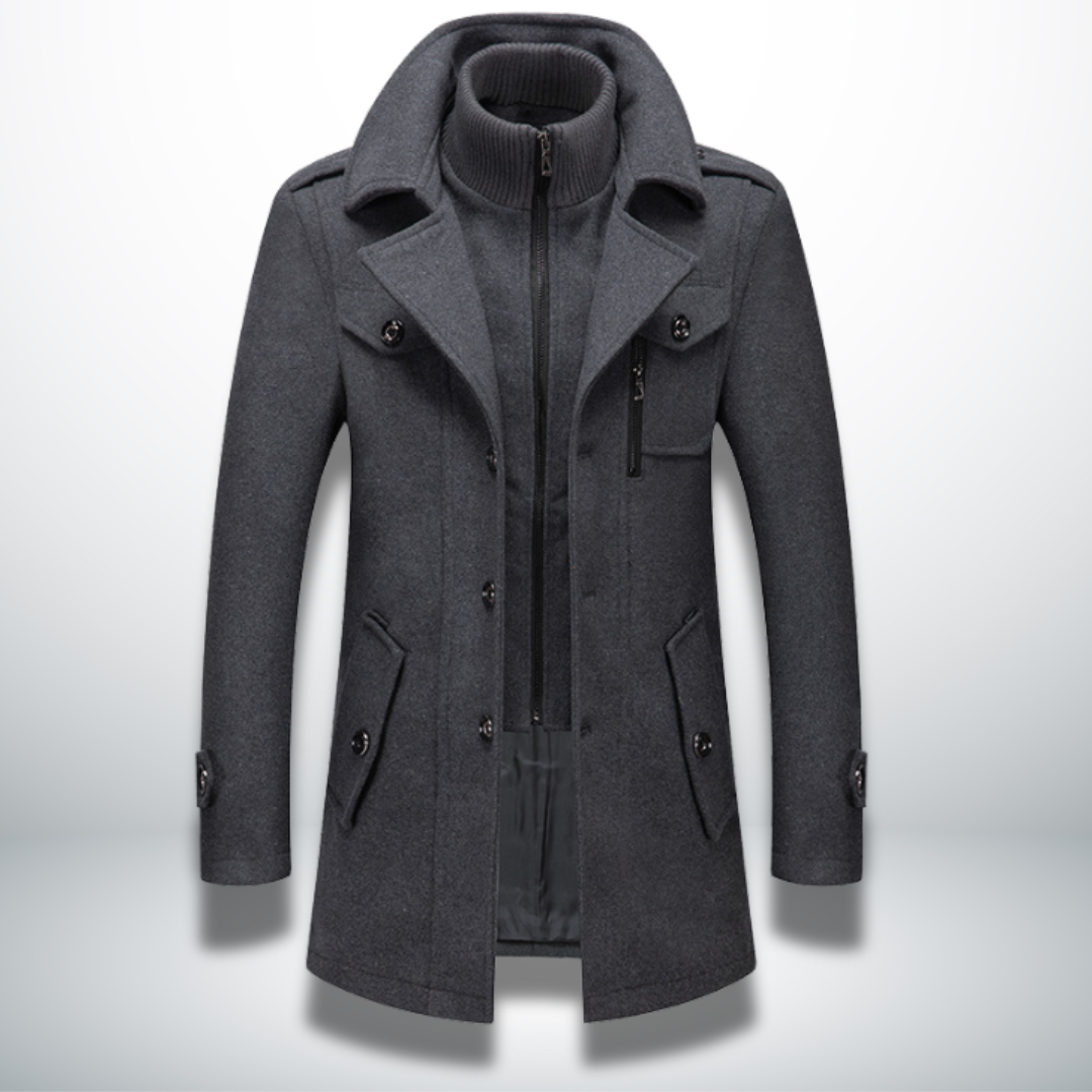 Angelo™ | Warme en Elegante Herenmantel