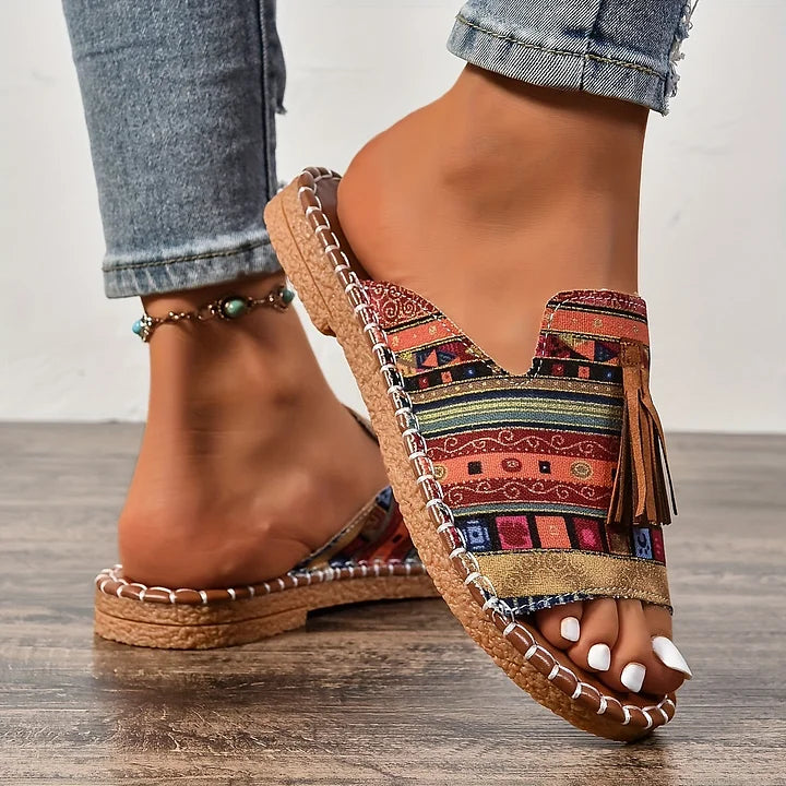 Lena™ | Platte en comfortabele orthopedische sandalen