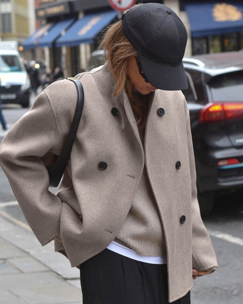 Anaia - Oversized jasje in Franse stijl