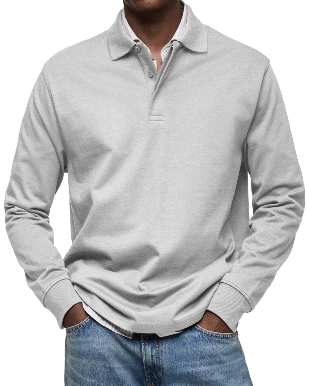 Stefan – Casual Polo Trui van Premium Katoenmix