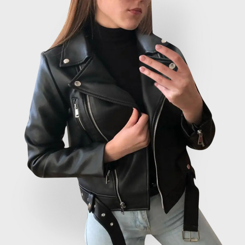 Tara | Casual en duurzame leren jas