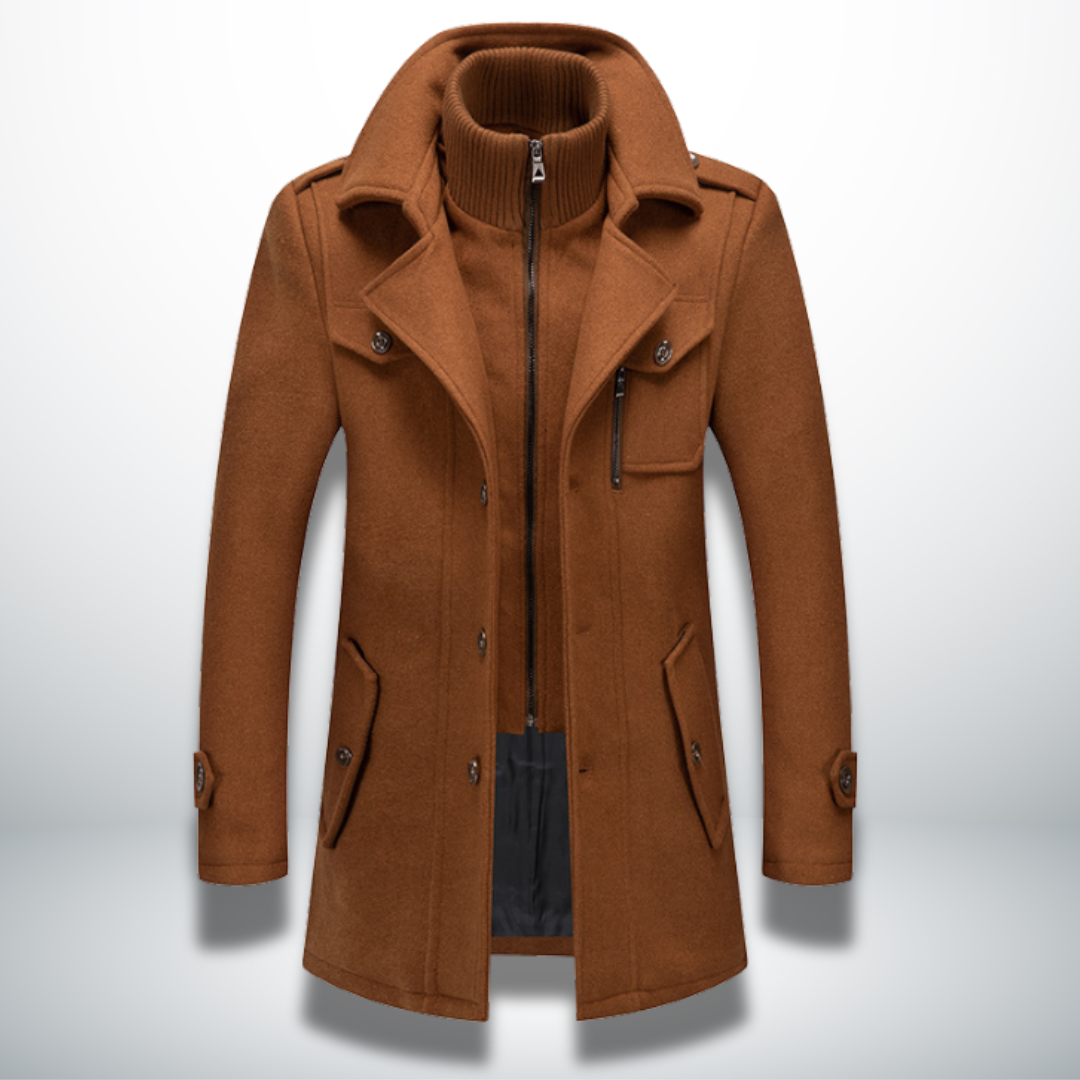 Angelo™ | Warme en Elegante Herenmantel