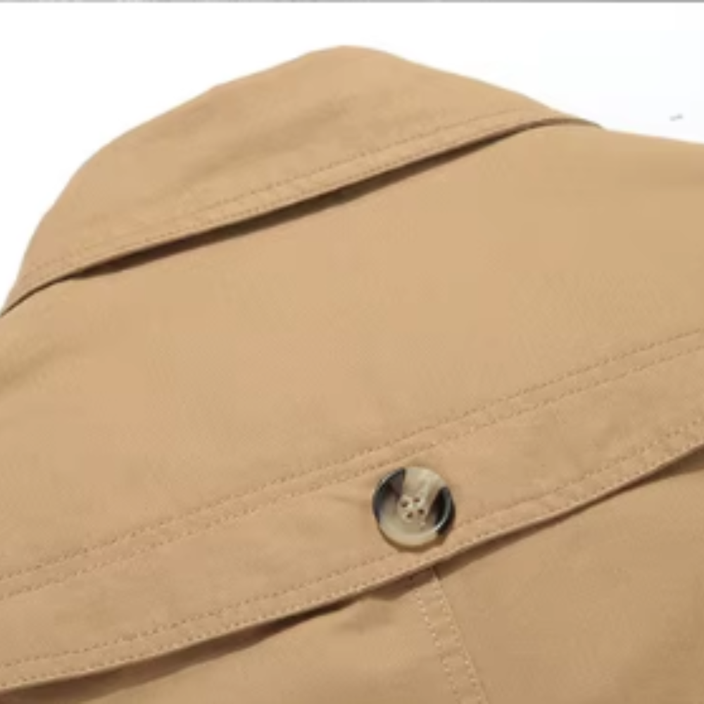 Bram | Elegante gewatteerde trenchcoat