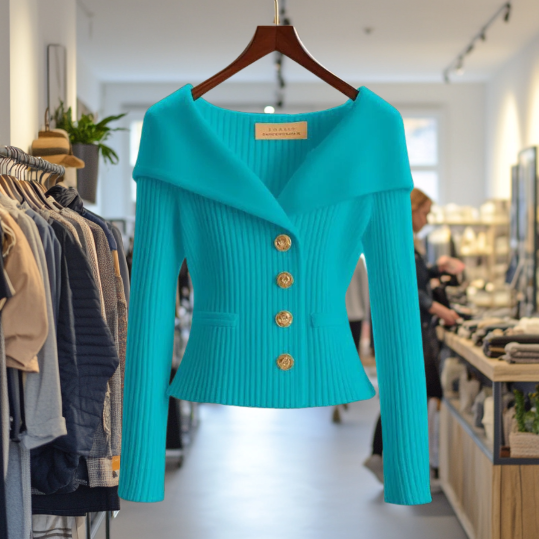 Felicity | Gouden Glans Cardigan