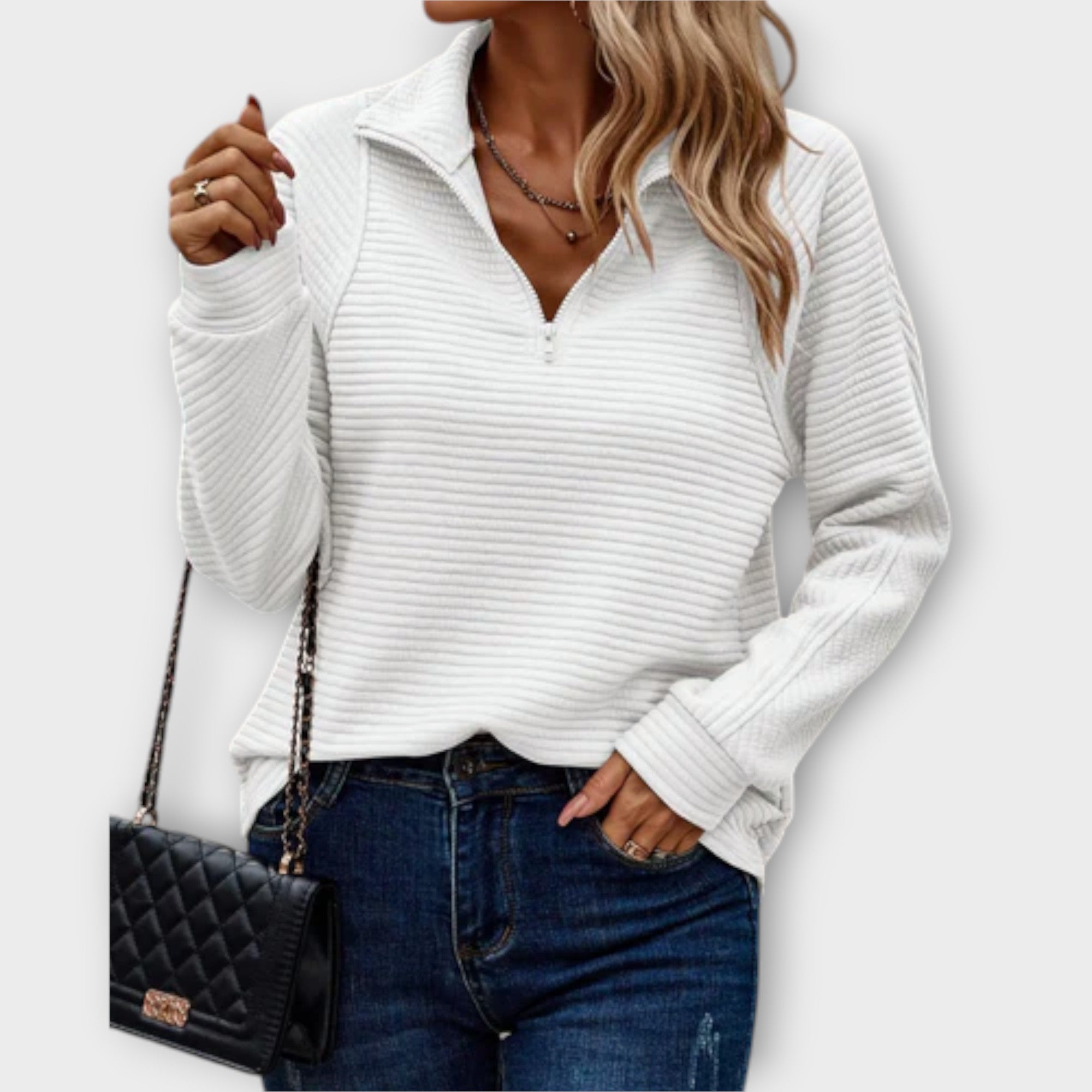 Stil&Co – Pullover met halve rits