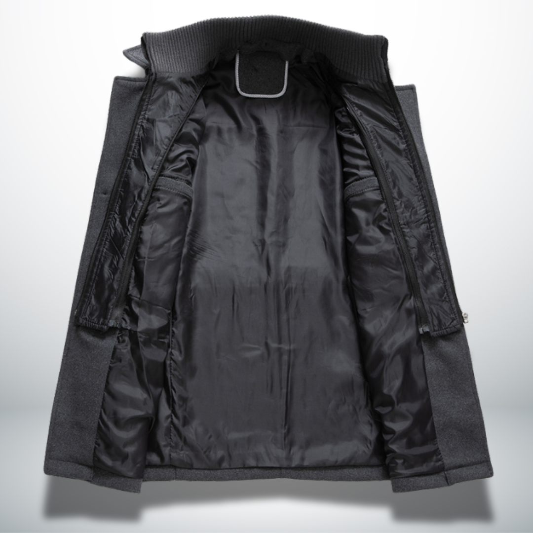 Angelo™ | Warme en Elegante Herenmantel