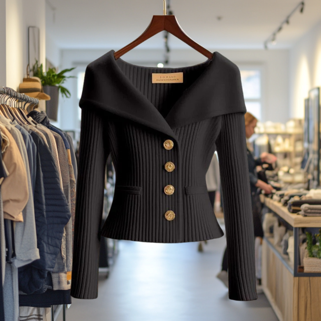 Felicity | Gouden Glans Cardigan