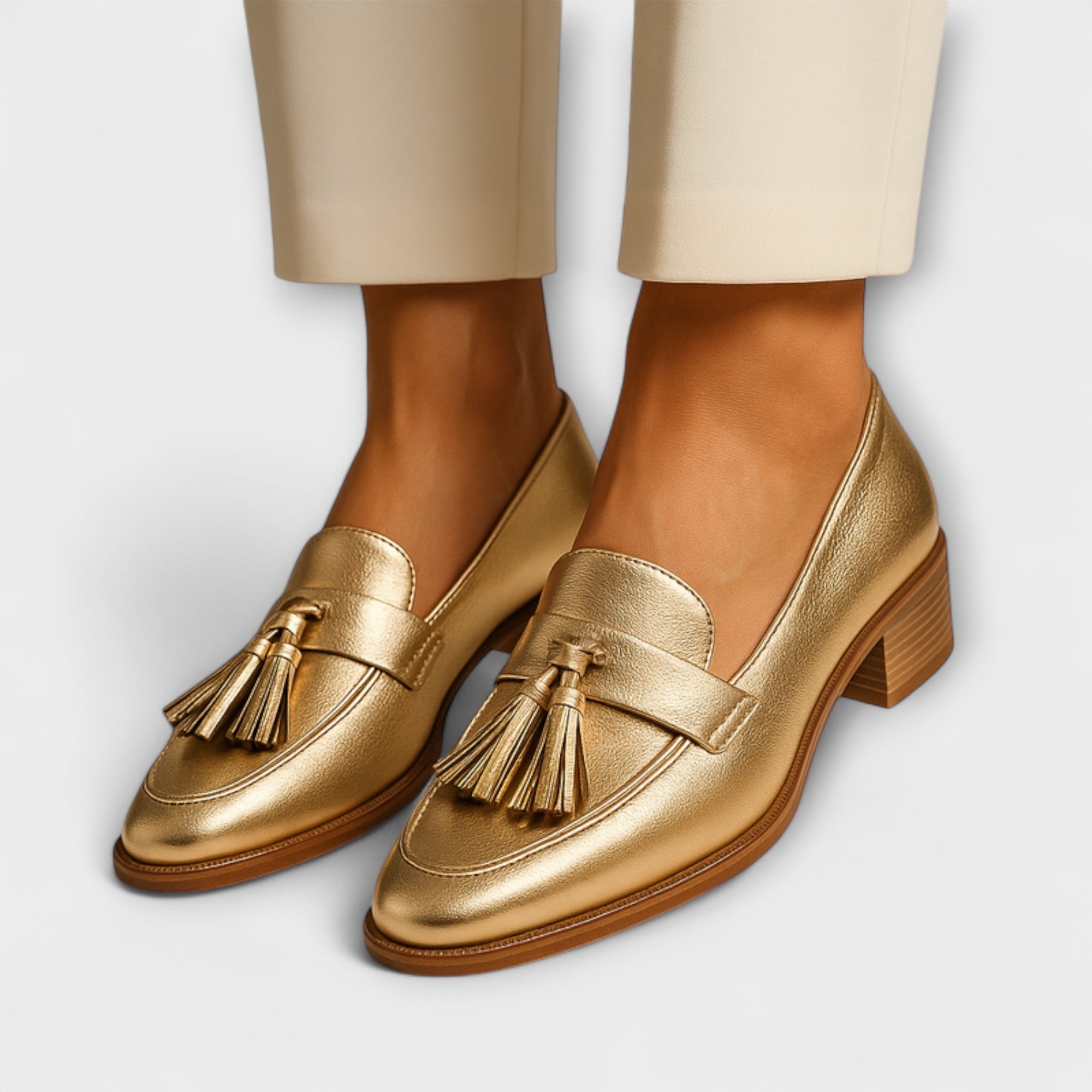 Celeste - Gouden Mocasins