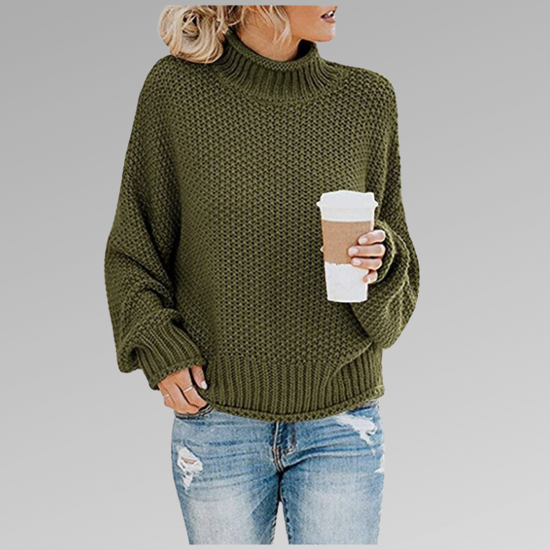 Braelyn | Pullover met hoge kraag