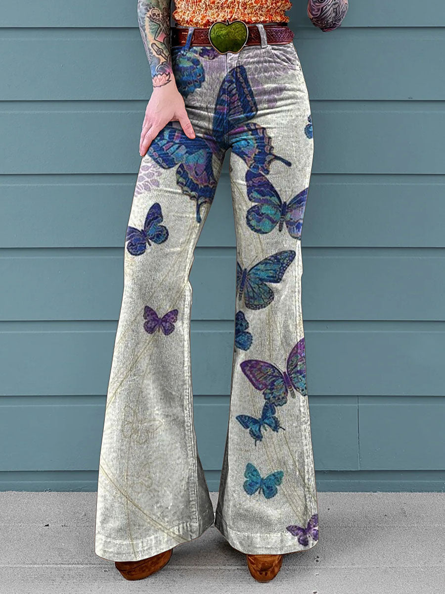 Fionara | Vlinder Flare Broek