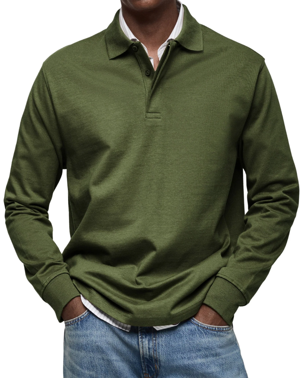 Stefan – Casual Polo Trui van Premium Katoenmix