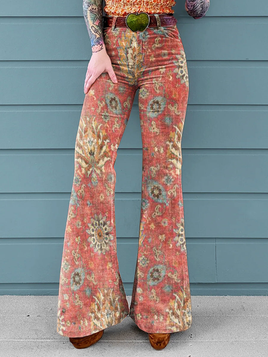 Fresalya | Vintage Wandtapijten Flared Broek