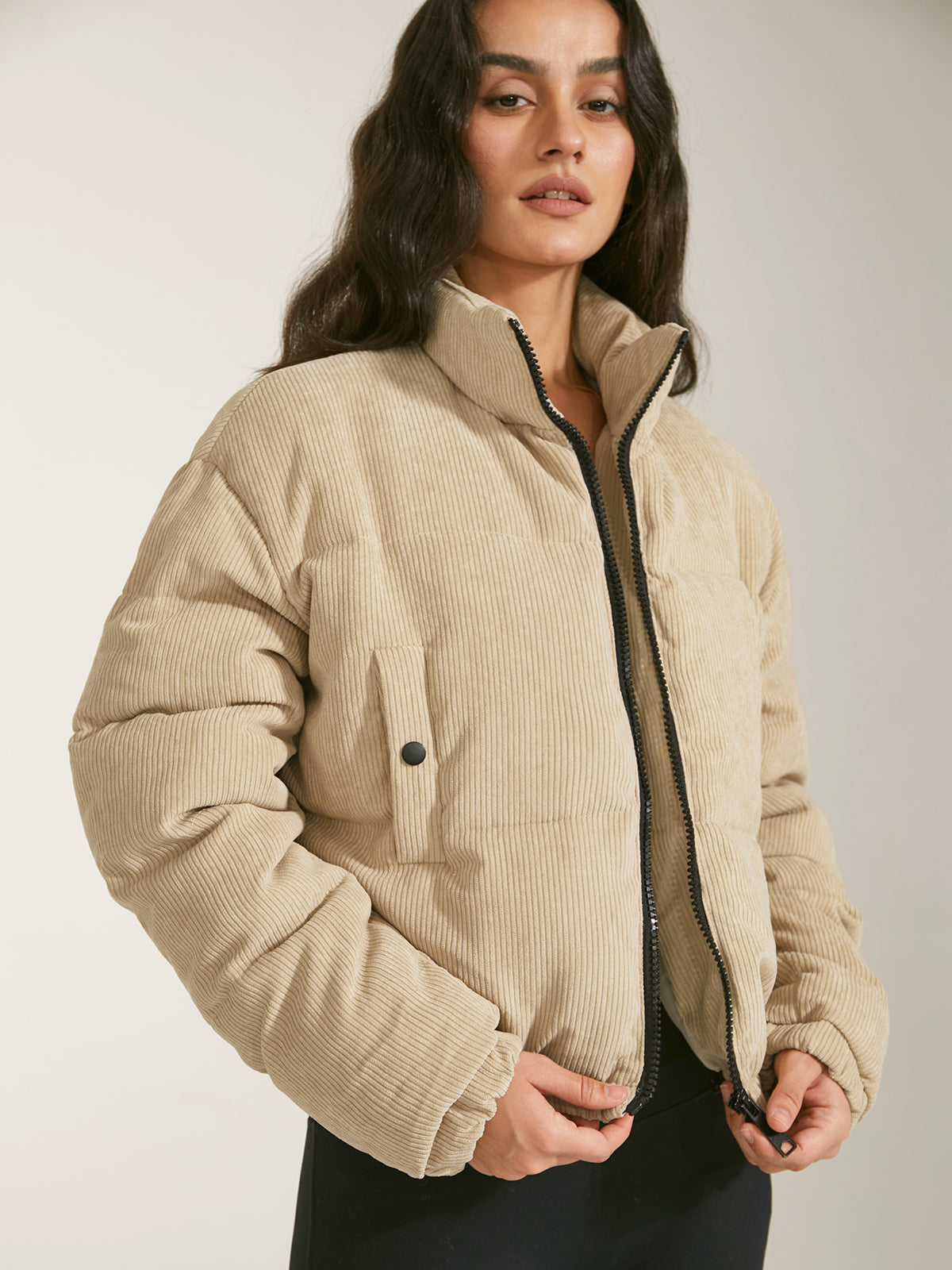 Lara | Beige jas voor dames