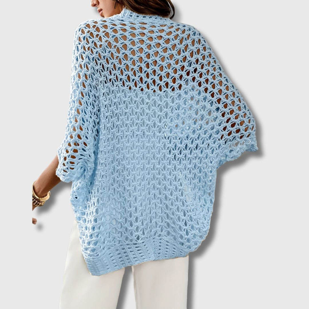 Amandine - Elegante gehaakte cardigan voor dames met een verfijnde look