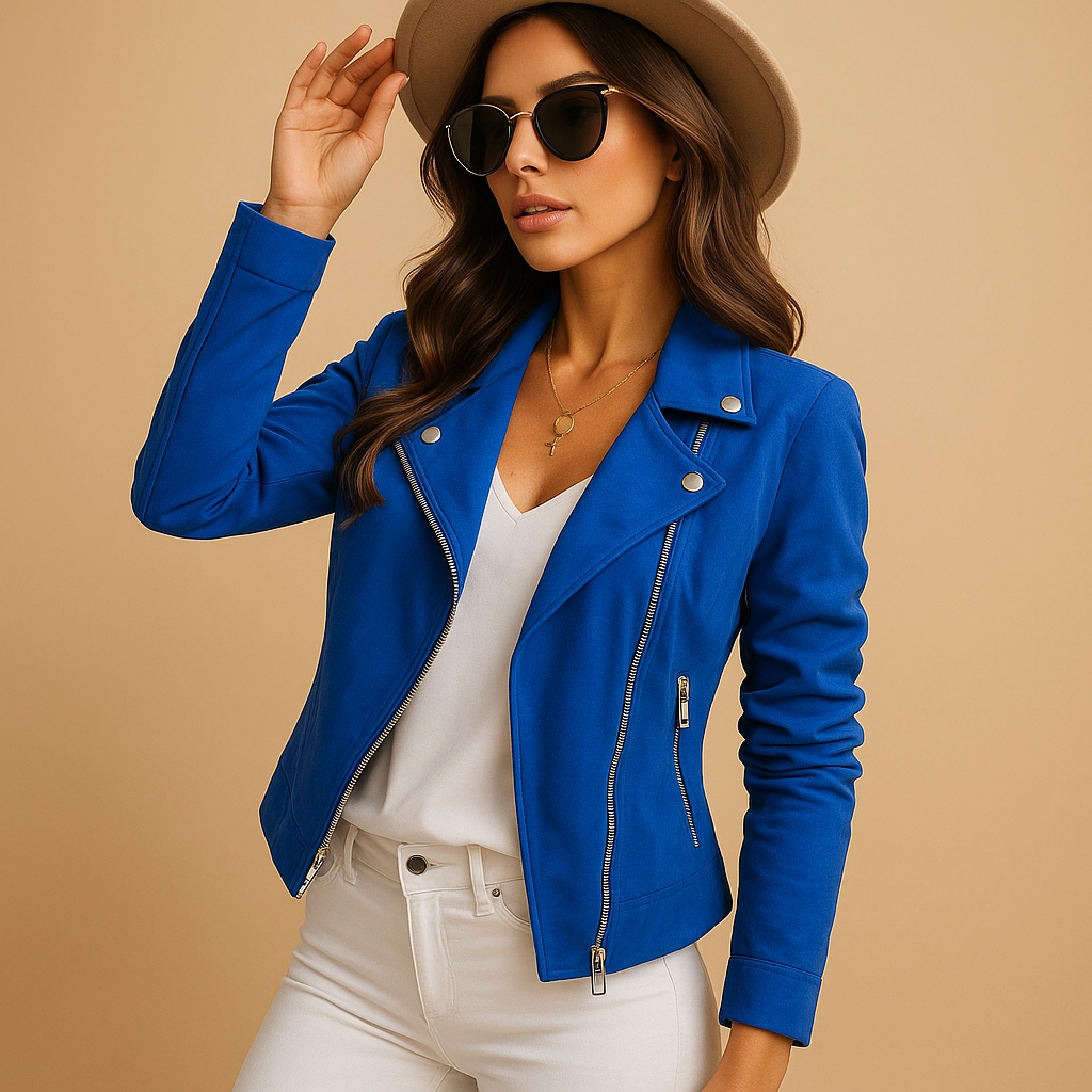 Rivka | Casual Blazer voor Dames met Rits en Lange Mouwen